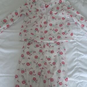 Charming Floral Kids Pajama Set
